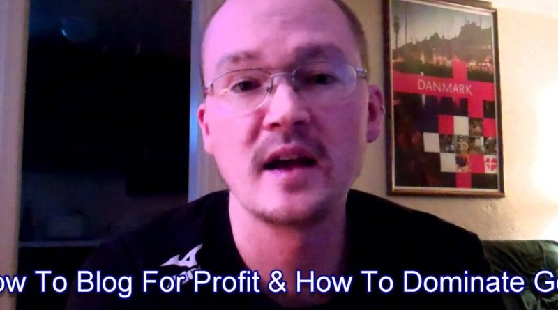 How To Blog For Profit | Beginners Guide To Make Money Blogging