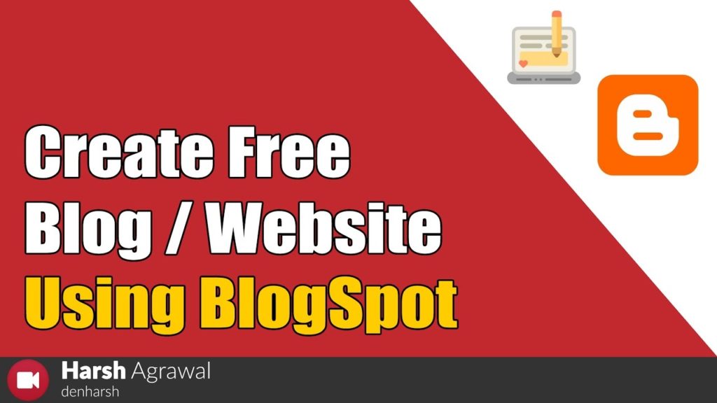 How to Create Free Blog/Website Using BlogSpot