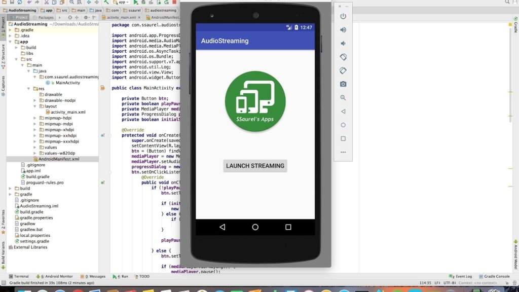 Implement Audio Streaming in your Android Apps