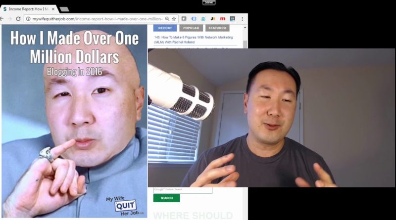Income Report: How I Made Over One Million Dollars Blogging In 2016