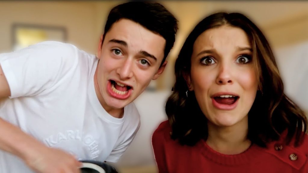 Millie Bobby Brown best friend challenge! | Noah Schnapp