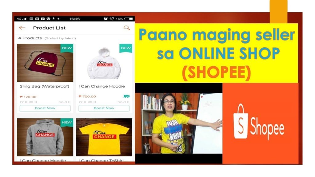 Paano maging seller sa online shop (Shopee)