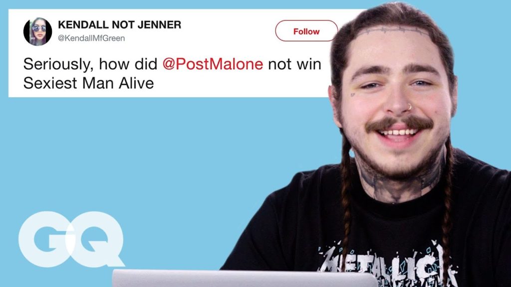 Post Malone Goes Undercover on Reddit, YouTube and Twitter | GQ