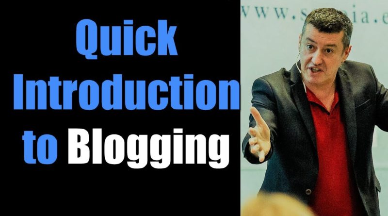 Quick Introduction To Blogging For Students & Teachers