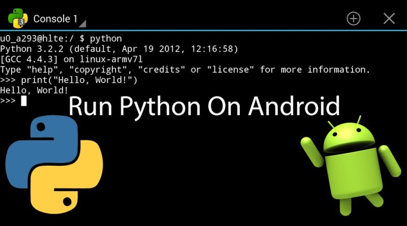 Run Python On Android