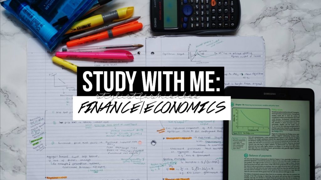 STUDY WITH ME: Finance/Economics (Uni Student) + REVISION TIPS