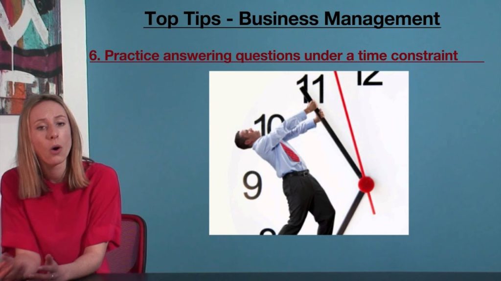 Top Tips -  VCE Business Management
