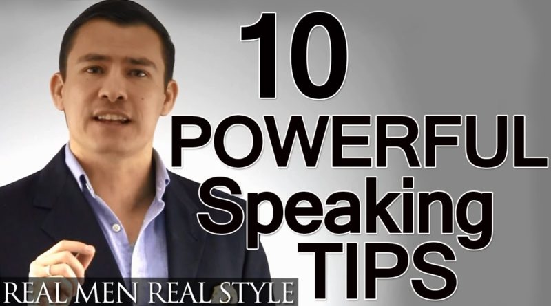 10 Speaking Tips | Advanced Presentation Advice | How To Give A Powerful Speech | Public Speaking