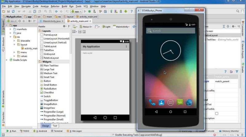 Android App Development for Beginners - 4 - Running a Simple App