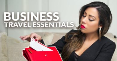 BUSINESS TRAVEL - Essentials You Must Bring When Travelling For Business