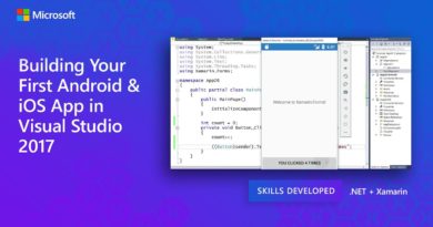 Building Your First Android & iOS App in Visual Studio 2017