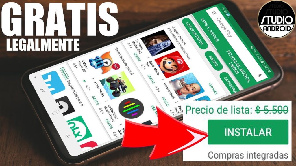 COMO DESCARGAR APLICACIONES DE PAGA GRATIS DE PLAY STORE LEGALMENTE  NO ROOT | ANDROID STUDIO