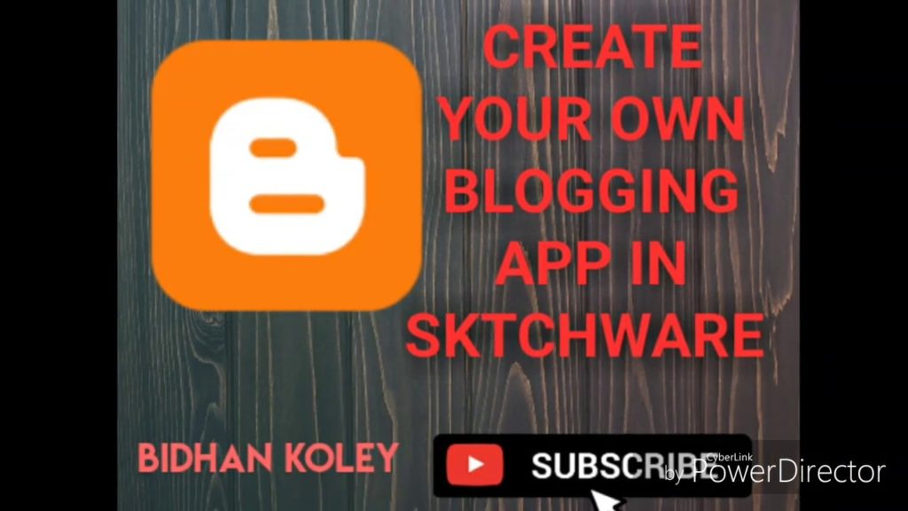 Create your own Blogging app in sktchware //