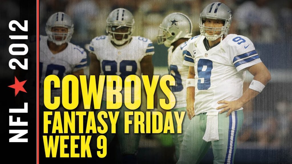 Dallas Cowboys Fantasy Football News and Notes, Week 9