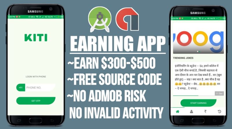 Earning App Source Code || FREE Android Studio Project Code