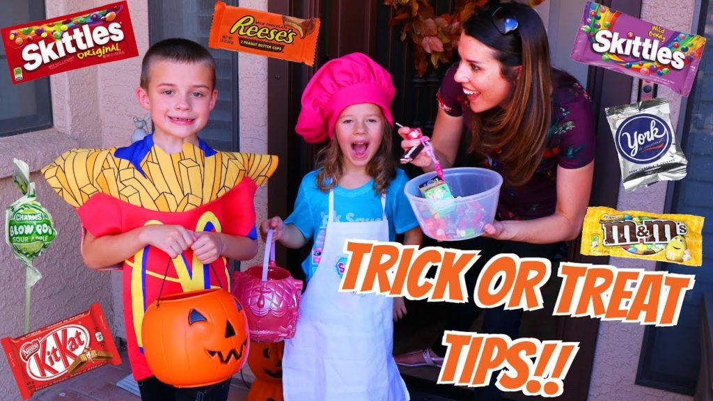 How To Get The MOST HALLOWEEN CANDY Trick Or Treating Tips Kids Toys