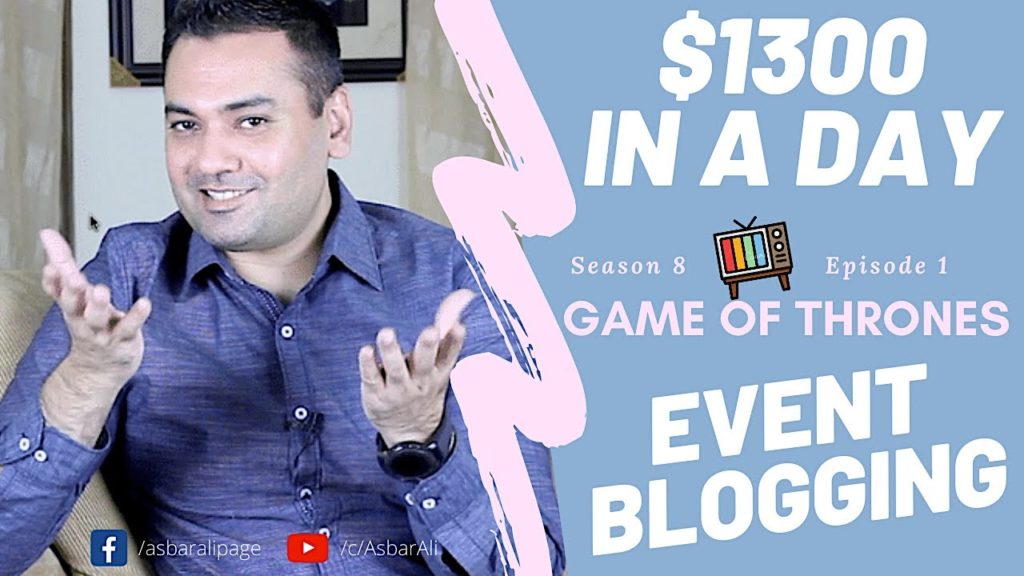 How i Earn $1300 From Event Blogging in 24 hours from GOT8?