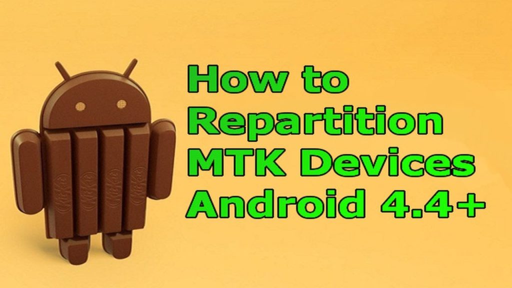 How to Repartition MTK China Phones / Tablets - Android KITKAT Storage FIX [HD]