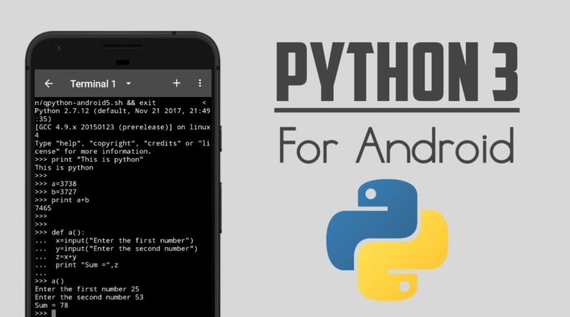 How to Run Python 3 on Android (NO ROOT) | QPython