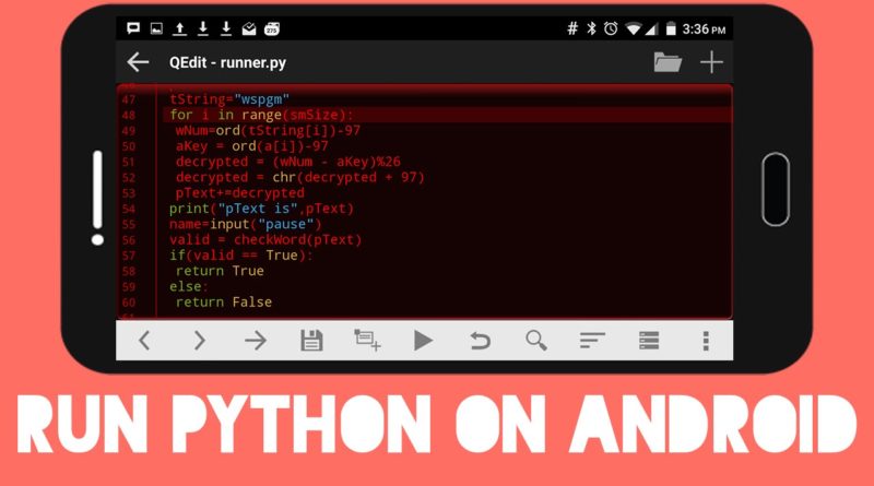 How to Run Python on Android