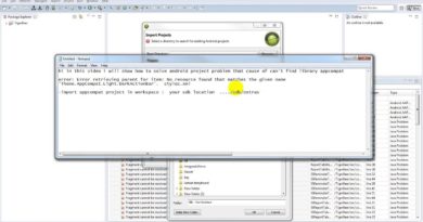 How to solve android project can't load library appcompat