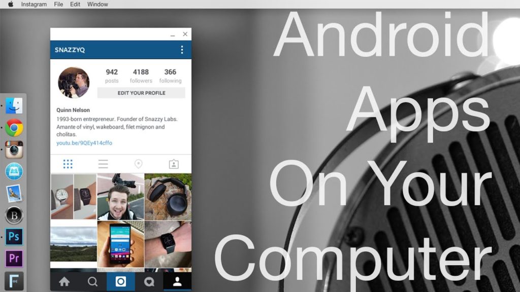 Instagram (or any Android App) on Your Computer with Few Resources and No Emulator!
