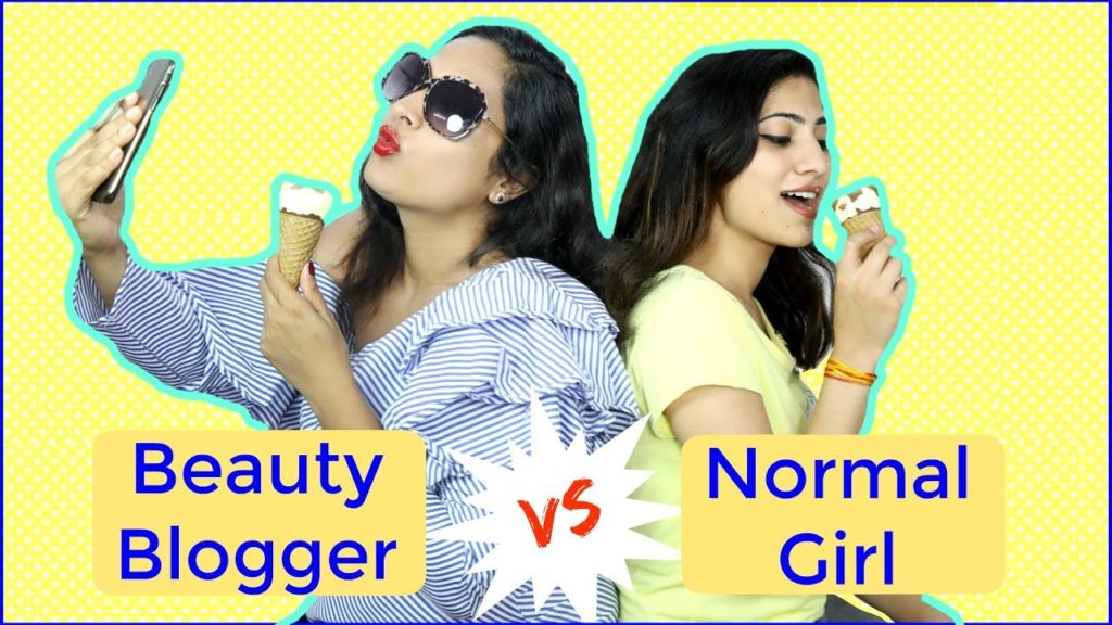 Normal Girl vs Beauty Blogger | #Sketch #Humor | Shruti Arjun Anand