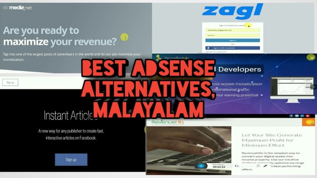 Top 5 best adsense alternatives for websites/blog