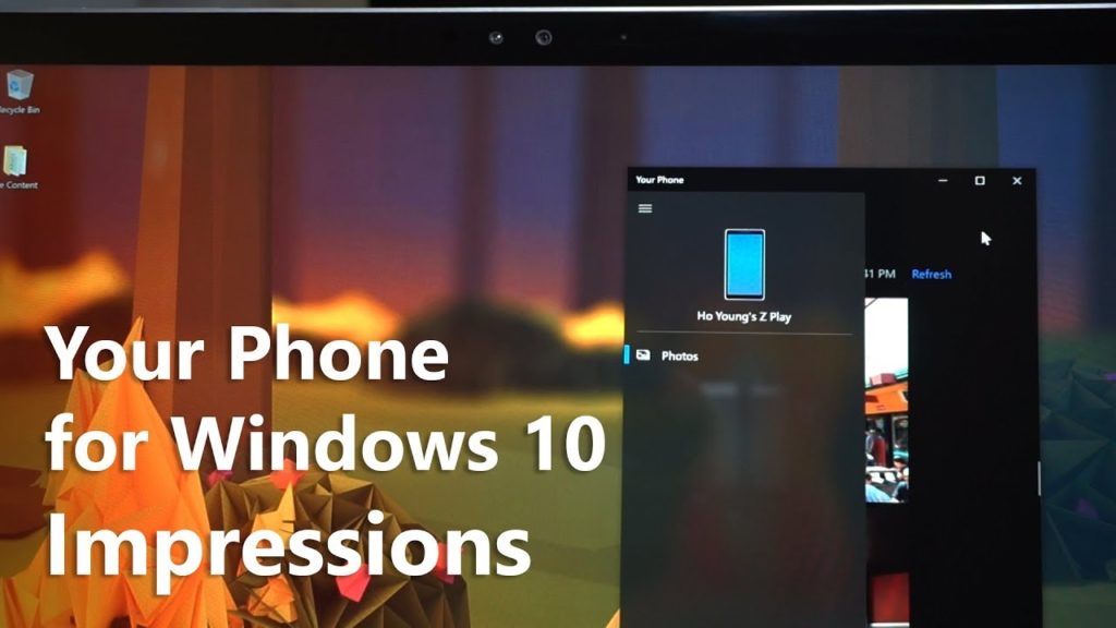 Your Phone App for Windows 10 Impressions: Uniting Your Phone and PC