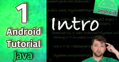 Android App Development Tutorial 1 - Introduction | Java