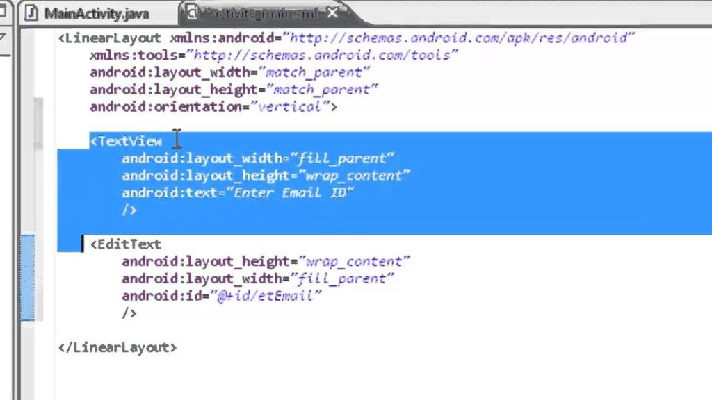 Android App Development Tutorials - 19 - How to create android application to send Email part 1