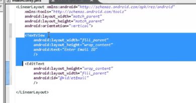 Android App Development Tutorials - 19 - How to create android application to send Email part 1