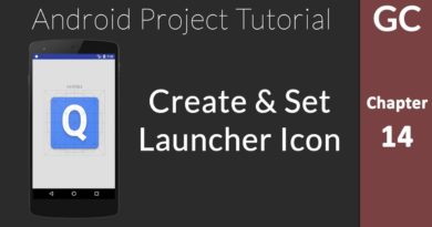Android Tutorial 14: Create and Set Android App Launcher Icon