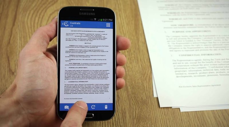 Best Tiny Scanner App for Android & iPhone (Scan, Crop, Contrast, PDF, Save, Mail)