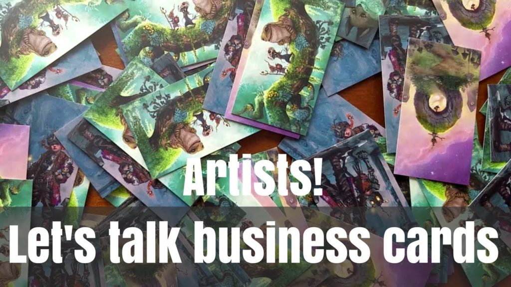 Business Card Tips for Artists | Awkward Artist Confessions | Artist Vlog #7