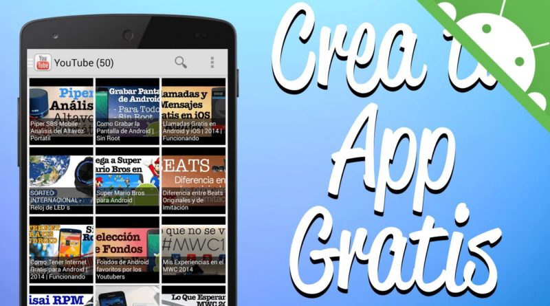 Como CREAR UNA APP para Android - Facil y Gratis