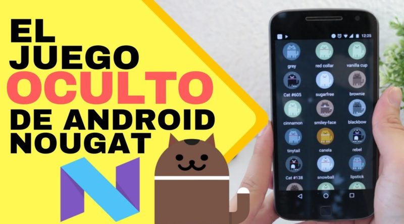 El juego oculto de Android 7 Nougat + Chrome easter egg