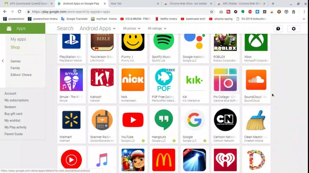 HOW TO DOWNLOAD ANDROID APPS ON CHROMEBOOK!!( even though if it's not compatible with play store)
