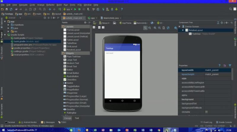 How to Fix "android.support.v7.internal.app.WindowsDecor" in Android Studio