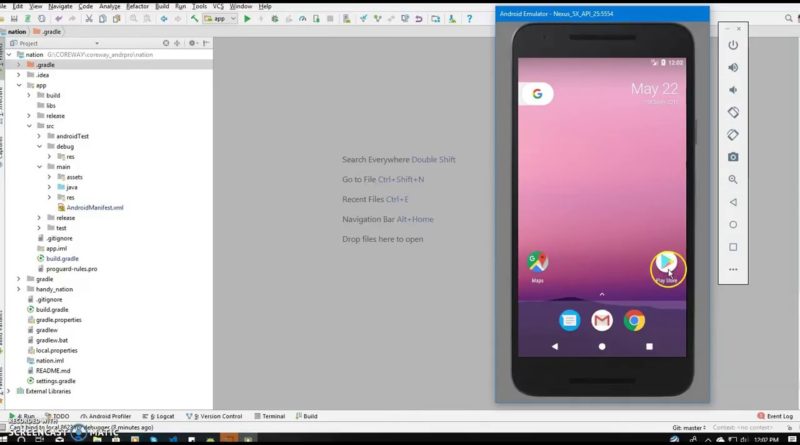 How to install google play store on android studio emulator Android 7 1 in windows