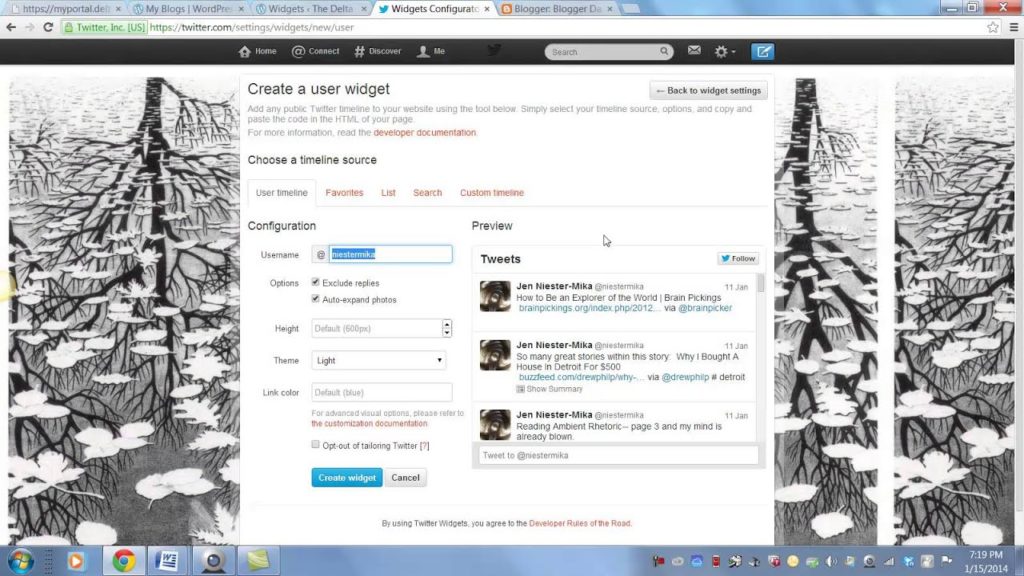 Learning About Blogging