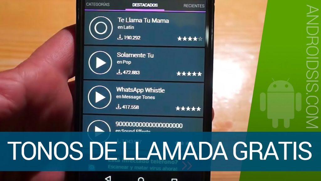 Los mejores ringtones para Android gratis