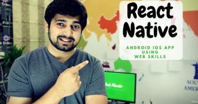 Make Native Android and iOS apps using web development skills - React Native