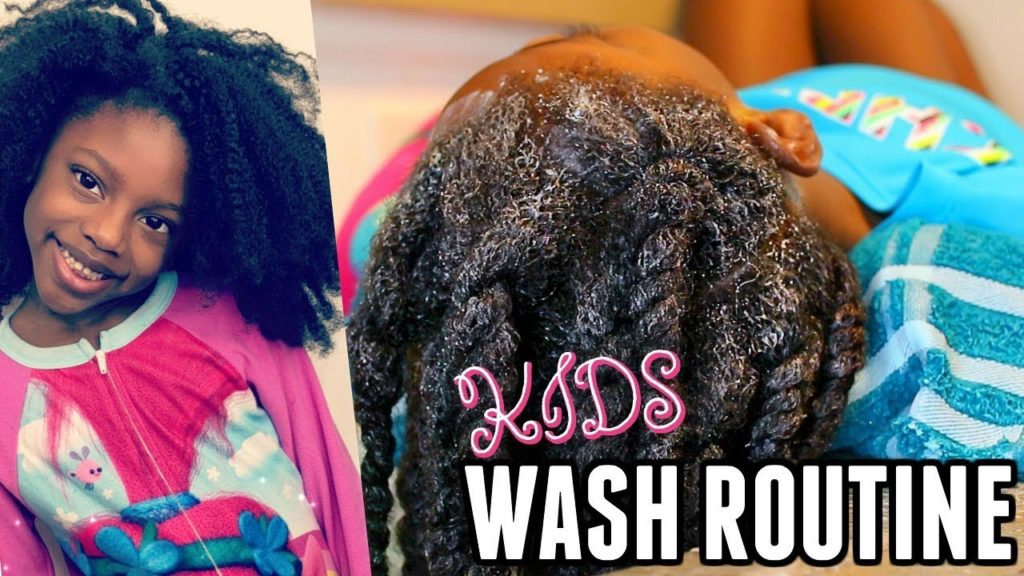 NATURAL HAIR WASH DAY ROUTINE FOR KIDS! + Detangling Tips