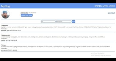PHP - Develop a Simple Blogging Application in PHP (Source Code Available)