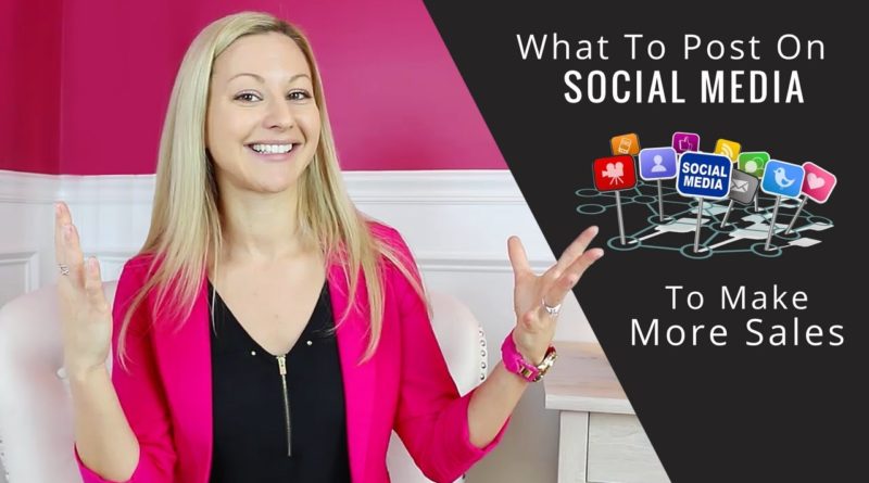 Social Media Marketing Tips:  How To Post On Social Media To Make More Sales