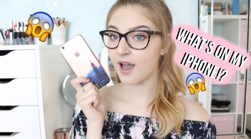 Updated What's On My IPhone! | Floral Brunette