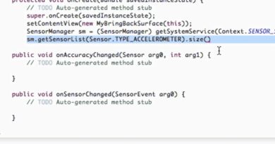 Android Application Development Tutorial - 126 - Setting up Sensor Manager