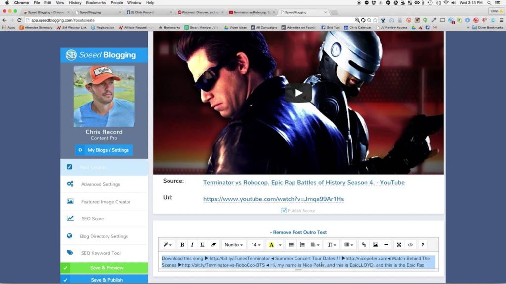 Best Wordpress Software / Blogging Software / Speed Blogging