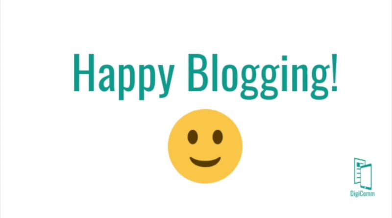 Blogging on Weebly